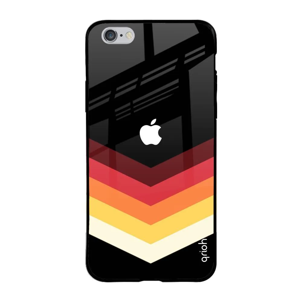 Abstract Arrow Pattern Glass Case For iPhone 6 Plus