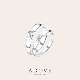 Adjustable My Other Half Couple Ring