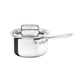 All-Clad d5 1.5 Qt Sauce Pan with Lid, Polished Stainless Steel