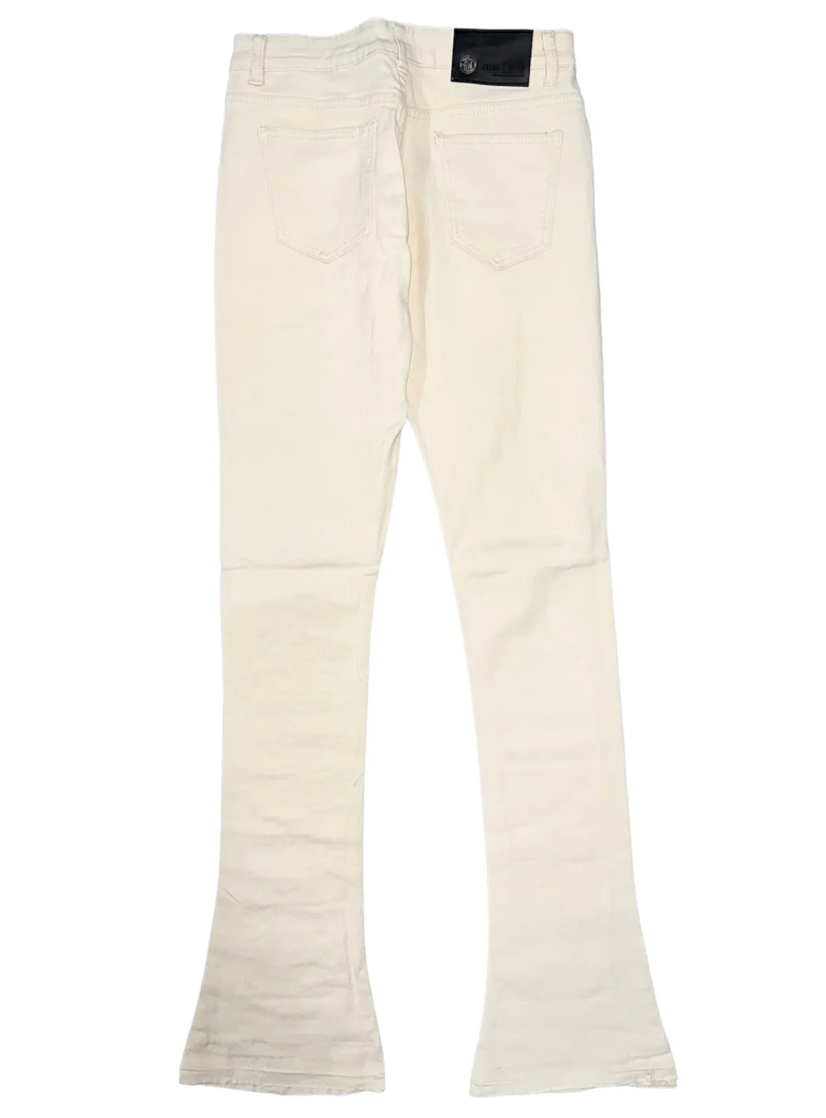 Argonaut Nations Jeans - Blocked Distress - Bone - P2208