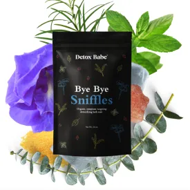 Bye Bye Sniffles Organic Detox Bath Salt Soak (24 oz)