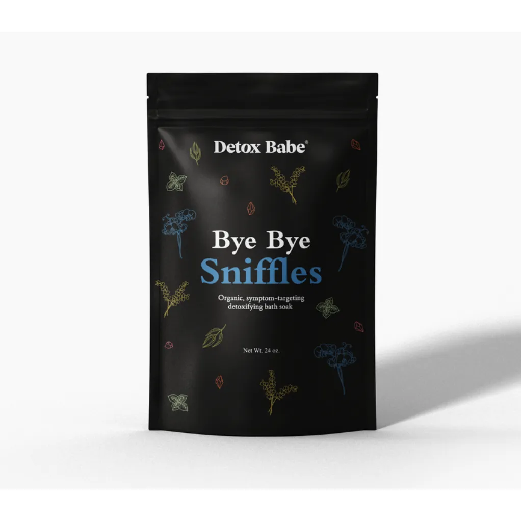 Bye Bye Sniffles Organic Detox Bath Salt Soak (24 oz)