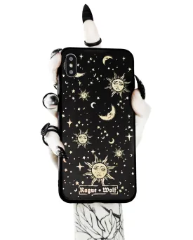 Celestial Phone Case - Mirror Gold Details