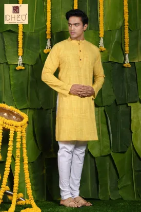 Dheu Pure Khadi Cotton Men's Kurta