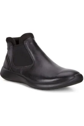 Black ECCO Womens Soft Chelsea Boot - Style 283103, Model 53859