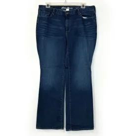 Eddie Bauer | Womens Curvy Bootcut Jeans | Color: Blue | Size: 20 | Pre-Owned