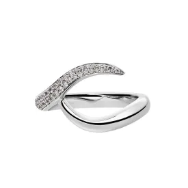 Entwined Rapture75 Wedding Ring - Platinum & 0.16ct Diamond