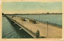 Harvard Bridge with Streetcars