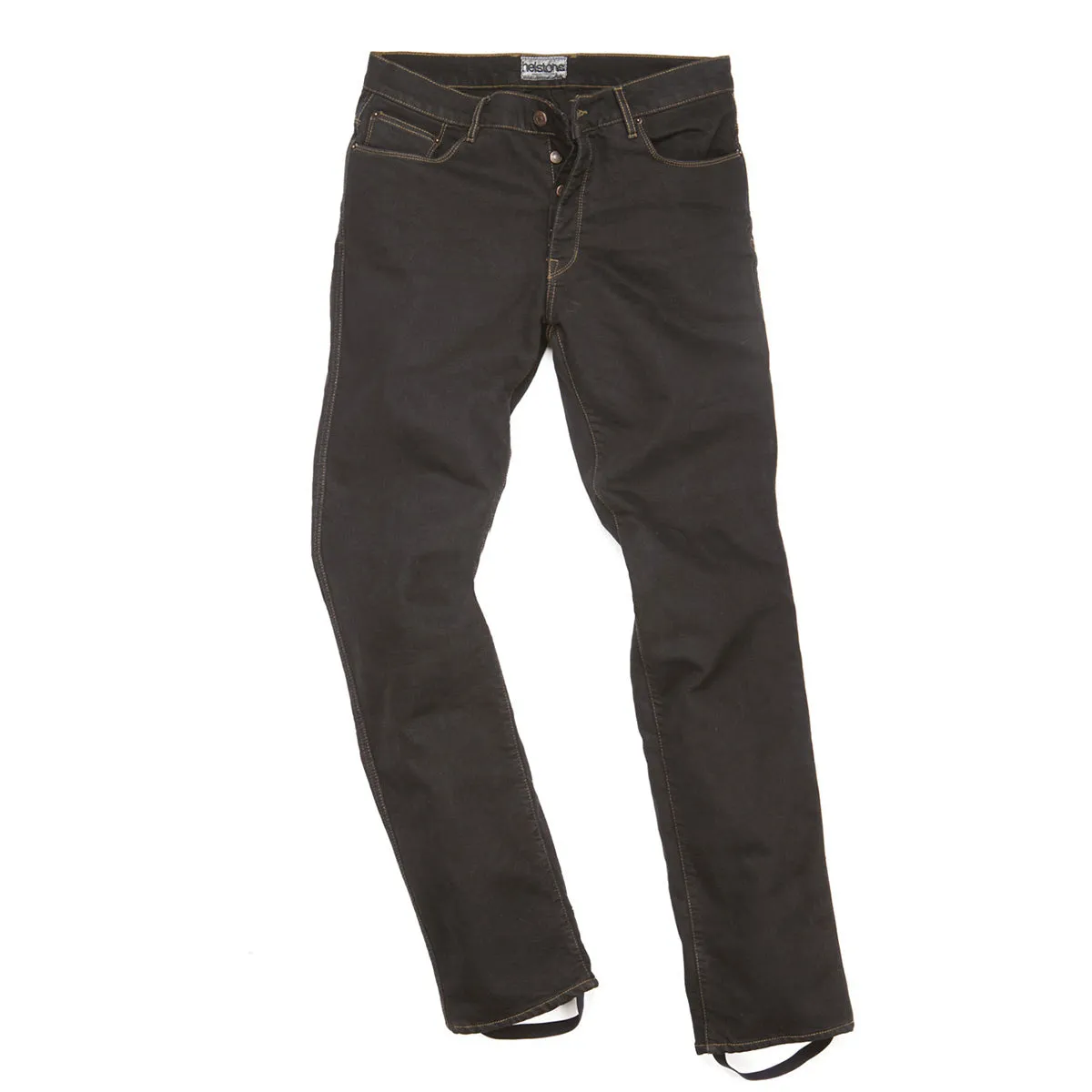 Helstons Corden Black Motorcycle Jeans