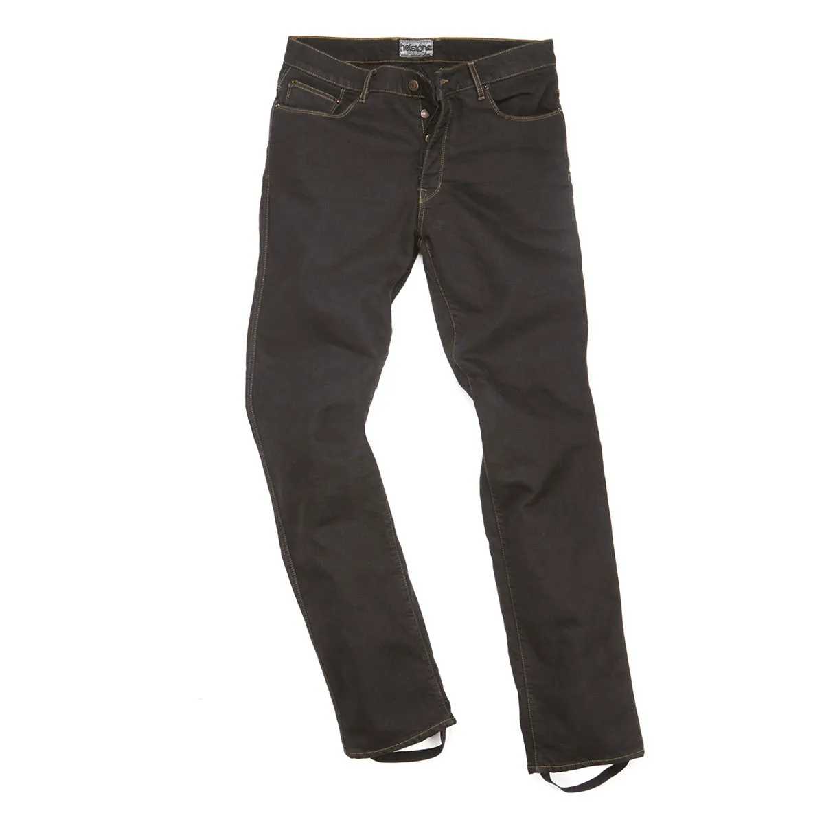 Helstons Corden Black Motorcycle Jeans