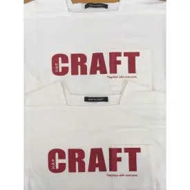 HÄP & CRAFT | Kidswear | Print Smile Cotton Smooth T-shirt Limited Edition - Off White / Top Gray