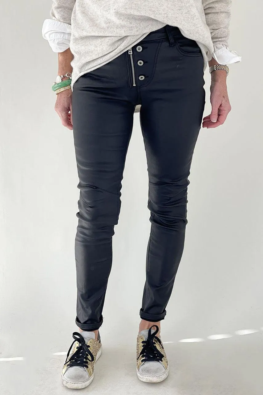 Italian Jean | Black Waxy