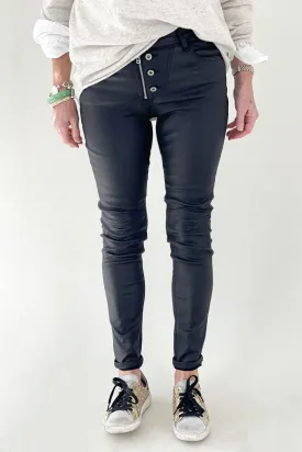 Italian Jean | Black Waxy