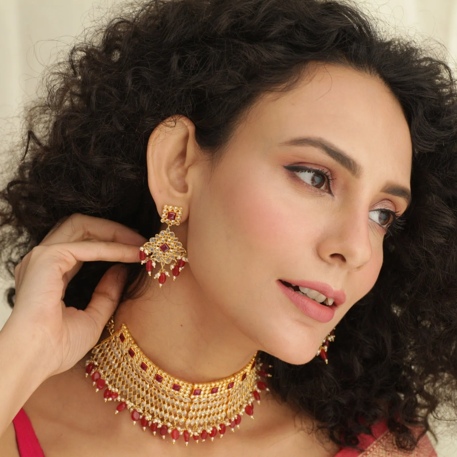 Ogan Kundan Earrings