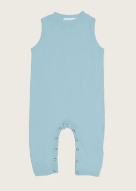 Powder Blue Baby Romper