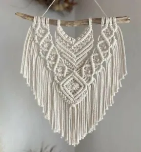 Reya Handmade Macramé White Wall Hanger