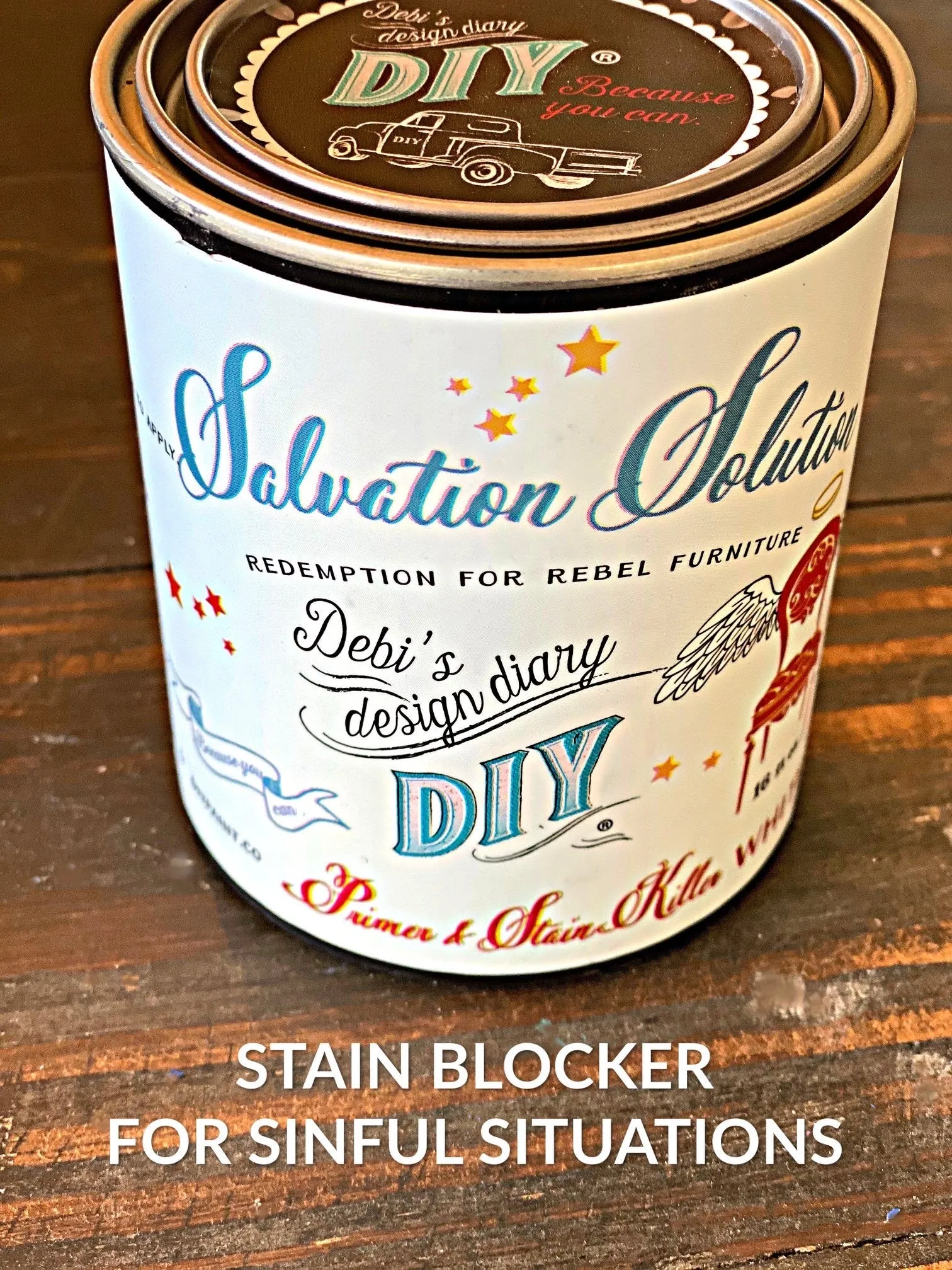 Salvation Solution Stain Wood Blocker DIY Paint